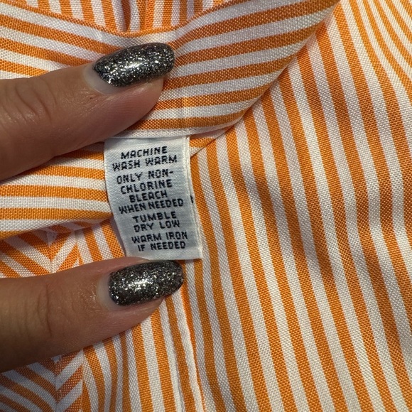 Ralph Lauren Coral /White men’s Button Down Shirt Size 16.5 - Picture 6 of 10